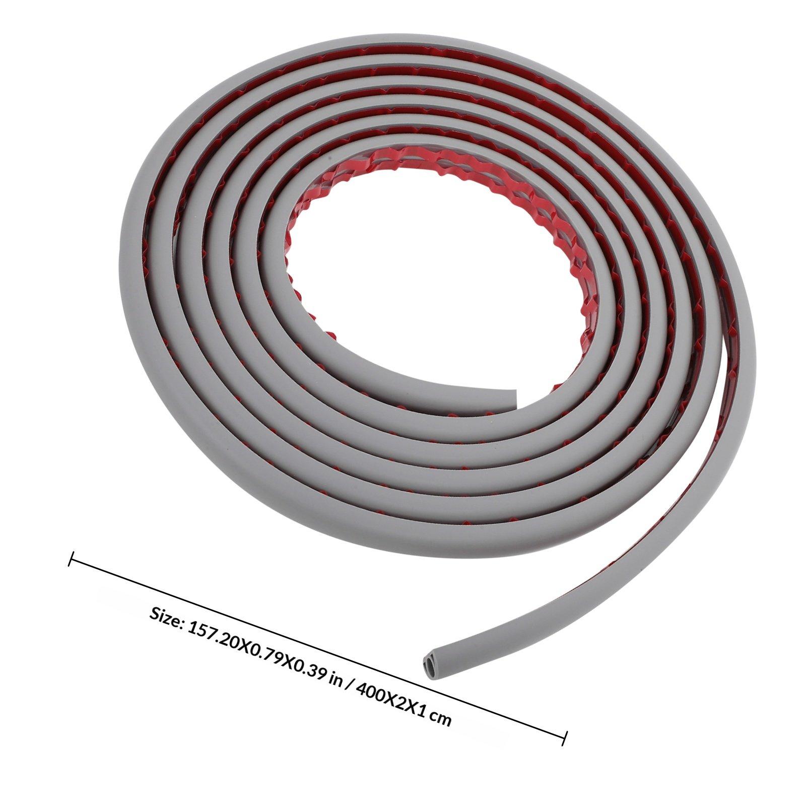

PVC Cable Hider Ground Wire Protection Strip Easy Install Wire Cover for Wall Cord Concealer Cable Management Cord Concealer