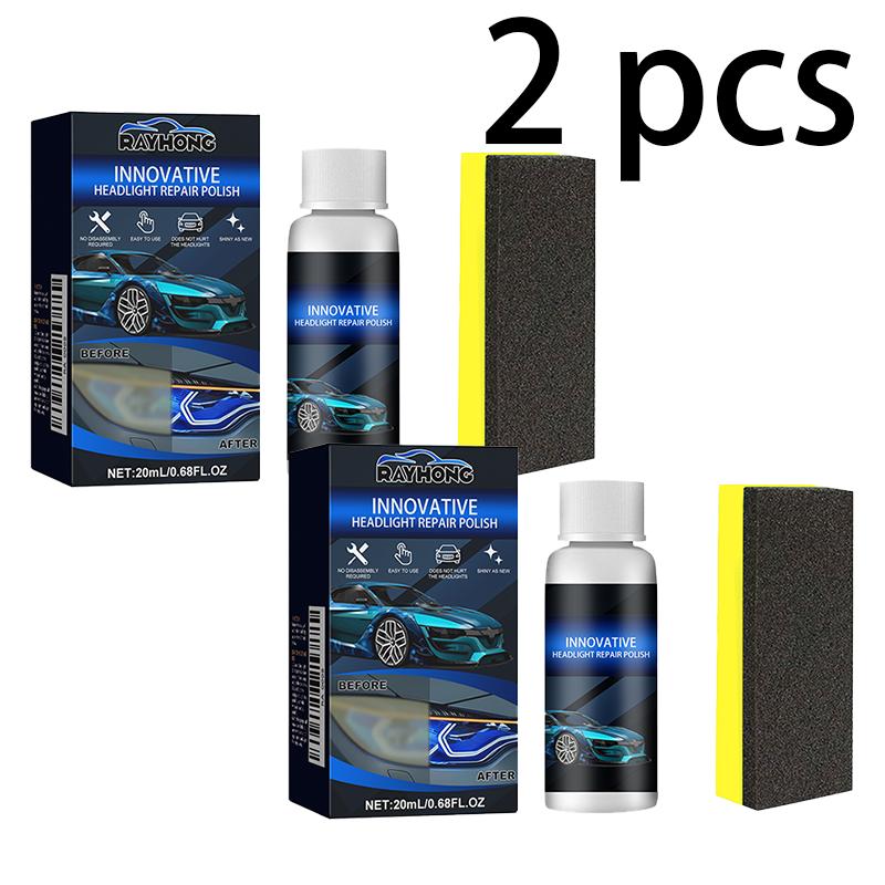 RAYHONG Car Headlight Restoration Liquid Car Lamp Crystallization Refurbishing Restorer Tool Car Headlight Coating Refurbishing Restorer