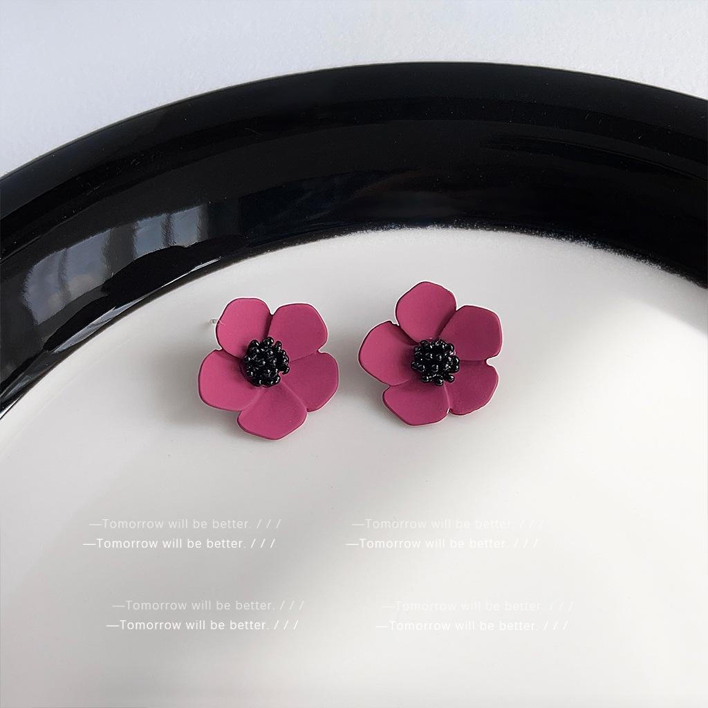 

Корейские лакированные цветочные серьги Wumeizijiang для женщин — милые, уникальные и элегантные аксессуары для сияющего образа