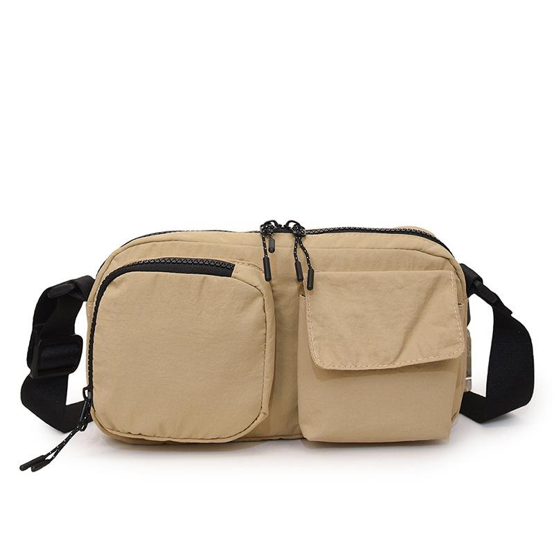 New multi-pocket messenger bag women's fashion casual camera bag men's lightweight sports shoulder bag