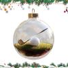 3D Weihnachtsbaumkugeln Ornamente Mini Baseball Golf Tennis Fußball Aufhängbare Sportbälle Weihnachtsbaumschmuck