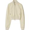 Quilted Cropped Bomber Jacket 80930421