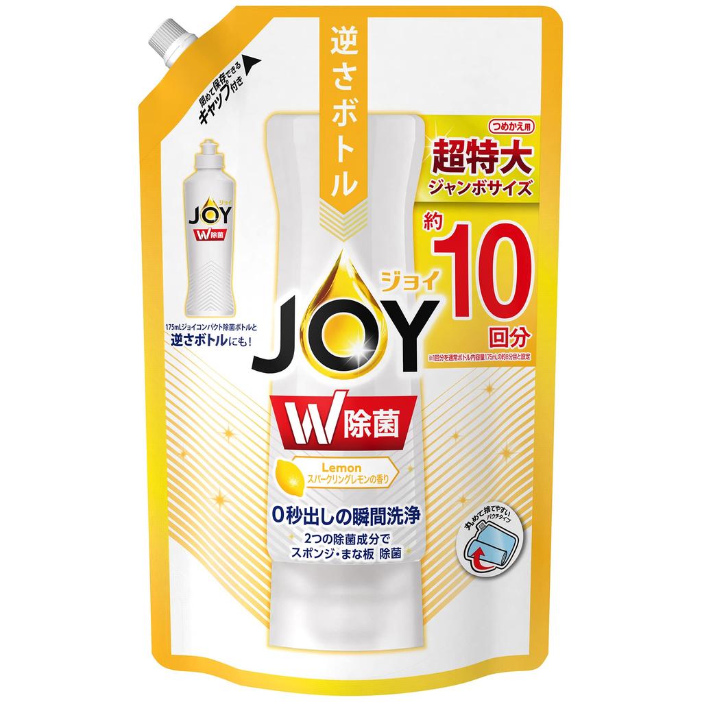 Joy W Disinfecting Joy Compact Sparkling Lemon Scent Refill Jumbo Size 1330mL