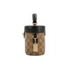 Kay PVC With Skin Handbag Small Women's Black & Brown Monogram 78277-IMCBI