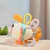 Baby Lionfish Hand Grasping Ball Soft Rubber Rattle Baby Teether Soothing Newborn Toy