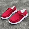 Spring and Autumn New European and American Flat Footed Low Top Le Fu Shoes Women's Single Shoes