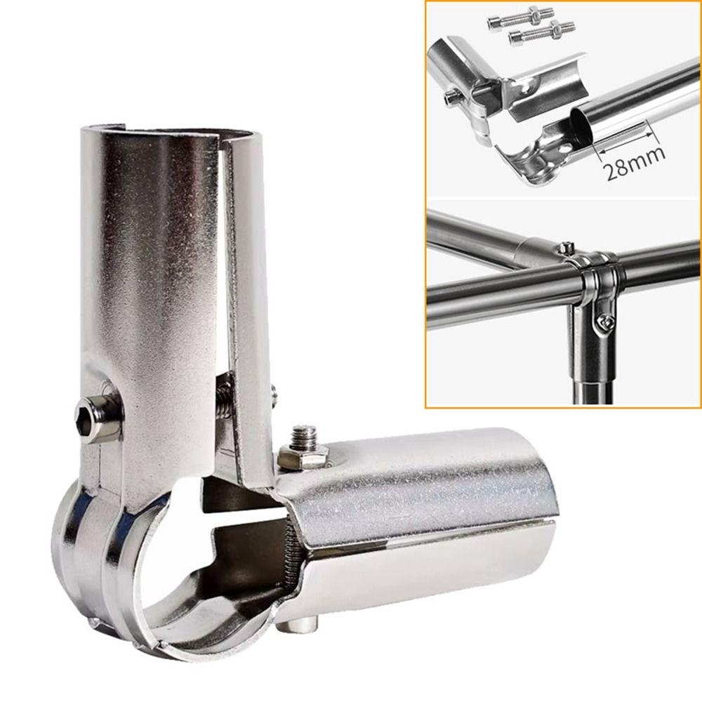 Hicello Staffe Per Appendini In Acciaio Inox (25 Mm) | Confezione Da 4 Con Viti Per Armadio E Parete