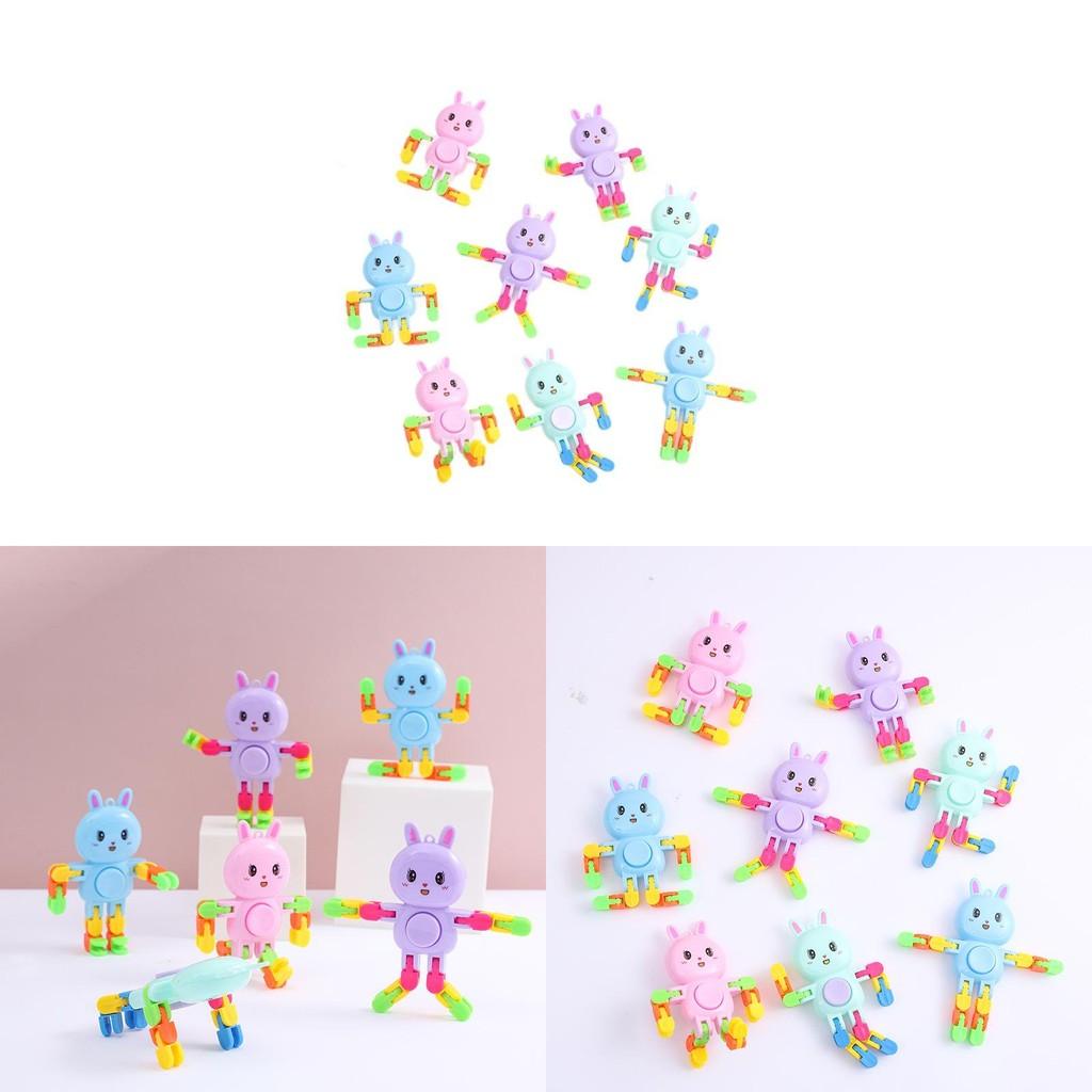 Rabbit Toy Stressrelief With Plastic Spinner Chain For Kids Enthusiasts And