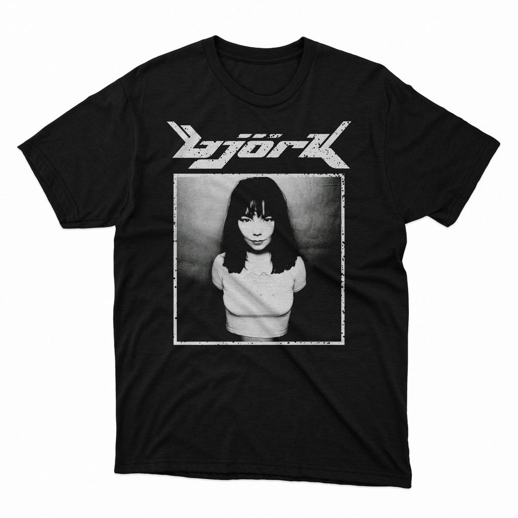 Hot Bjork Band Heavy Cotton Black Full Size Unisex T Shirt CM181