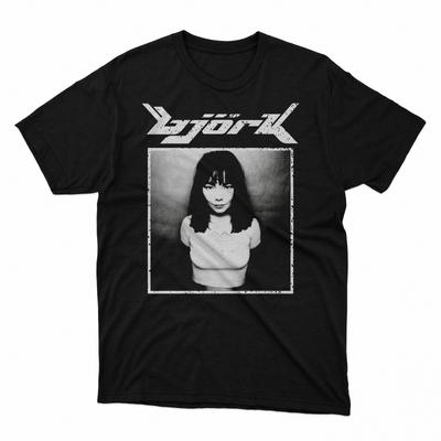 Hot Bjork Band Heavy Cotton Black Full Size Unisex T Shirt CM181