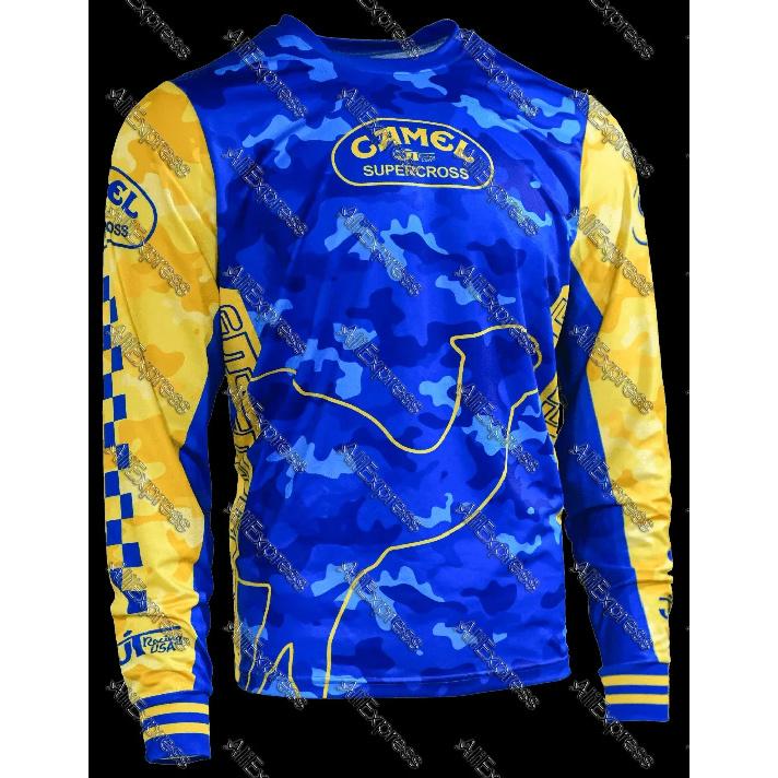 Jersey Enduro MTB Downhill Jersey de Bicicleta Motocross Mx Maillot Ciclismo Hombre Jersey Dh Off Road Montaña Bmx Jersey de Ciclismo