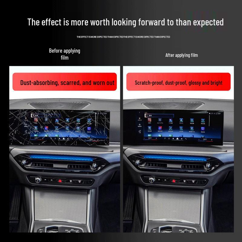 25 BMW 4 Series 425i/430i Interior Console Tempered Glass Protector Film