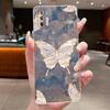 Phone Case For Motorola Moto G9 Plus Fundas Capa Butterfly Bow Protective Casing Transparent Soft Silicone TPU Cover Coque