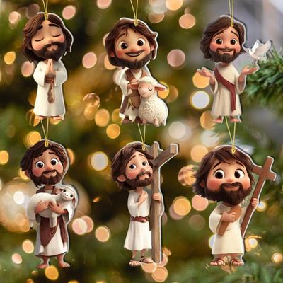 Urocza zawieszka akrylowa 2D z postacią filmową do zawieszenia, ozdoba na samochód, plecak, dekoracja na choinkę