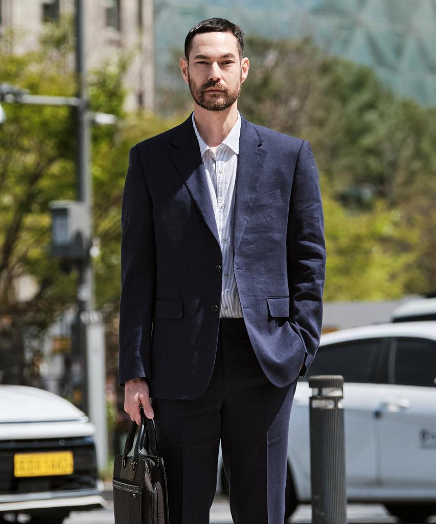 Stco [Summer Suit] Italy Fabio Linen & Wool Suit Set_Navy (Classic Fit)_Ssjwb94Set