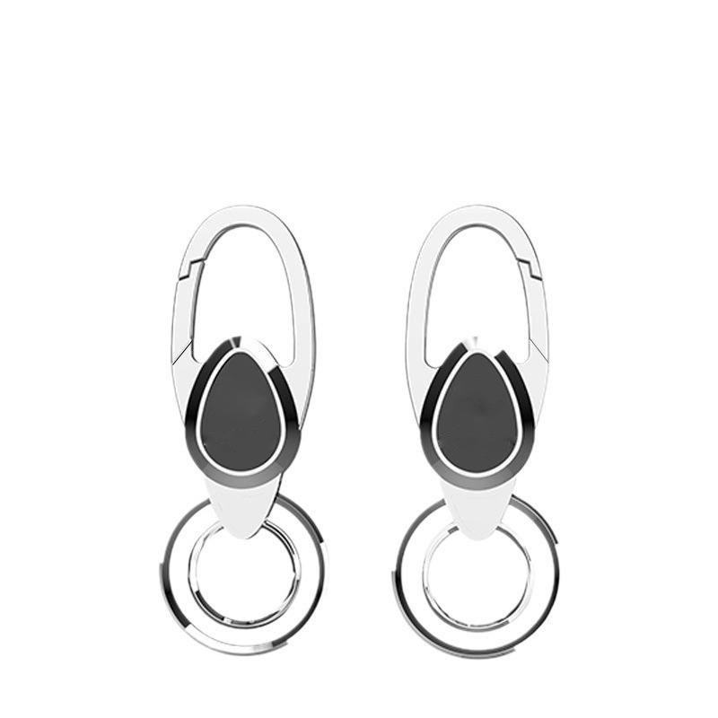 Car Metal Styling Keychain Buckle Key Chain Key Rings For Toyota Chr rav4 Yaris prius avensis Corolla Camry Auto Accessories