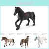 Realistic 7 Piece Horse Model Set Featuring Appaloosa Quarter Horse And Hanoverian Stallion For Decorative Display And Play