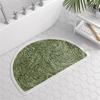 Pastoral Floral Absorbent Bath Mats Plush Fluffy Bathtub Side Area Rugs For Shower Bathroom Non -Slip Welcome