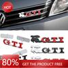 BAJM3 2025 Hot 3D ABS GTI Badge Car Front Grille Sticker Decoration Auto Refit Accessorie for Volkswagen VW Golf MK7 Beetle Touran GTI