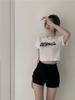 2026 Pantaloncini Corti Neri Elasticizzati Dimagranti a Vita Alta Spicy Girl: Hot Pants da Donna Versatili, aderenti ai fianchi, casual ed eleganti