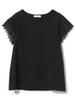 Beams Heart S/S TEE p/Cuff Lace PO25S Women's Black One Size
