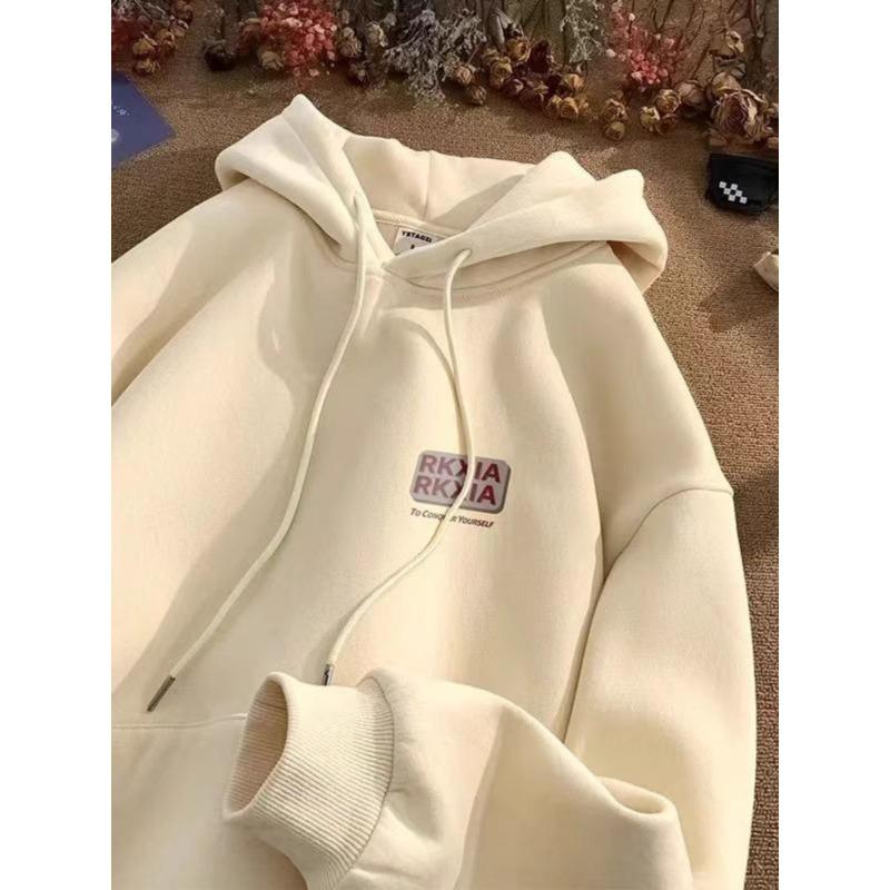 Besiege dich selbst mit bedruckter Kleidung im Herbst und Winter Herren-Kapuzenmode warm und winddicht Kapuzen-Sportbekleidung