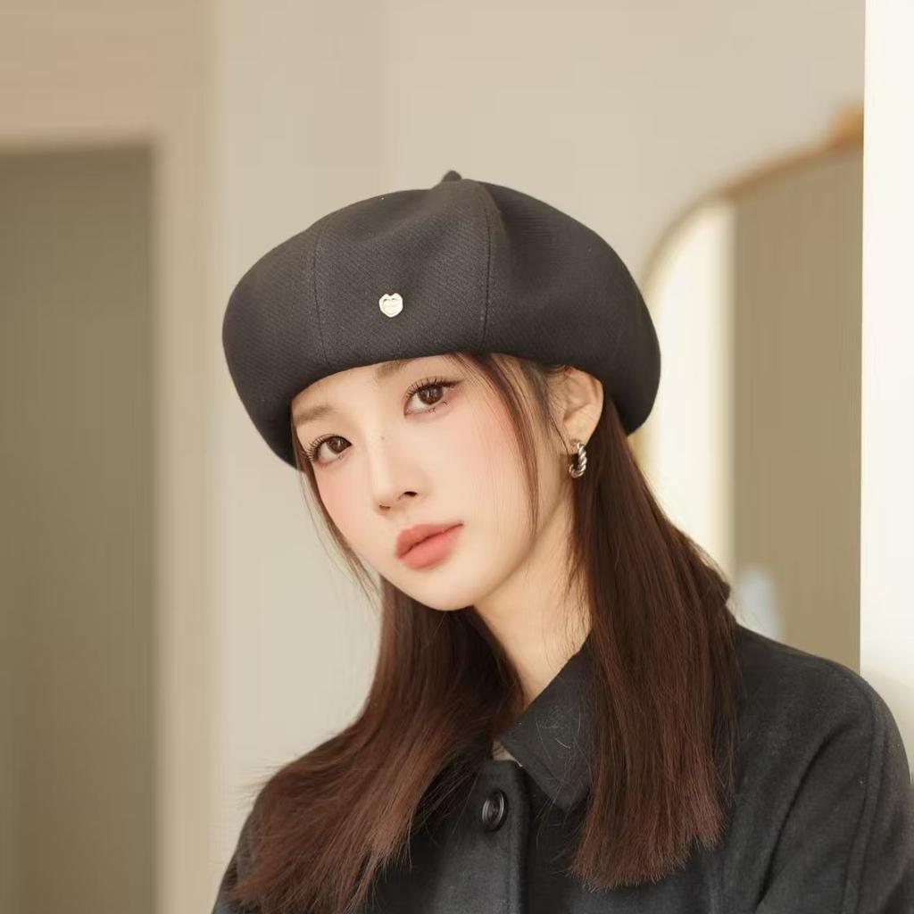 New Beret Women's Autumn and Winter Retro Star Anise Painter Hat