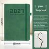 2027 Daily Planner: One Page Per Day, Premium Office Record Book with Chinese Inner Pages