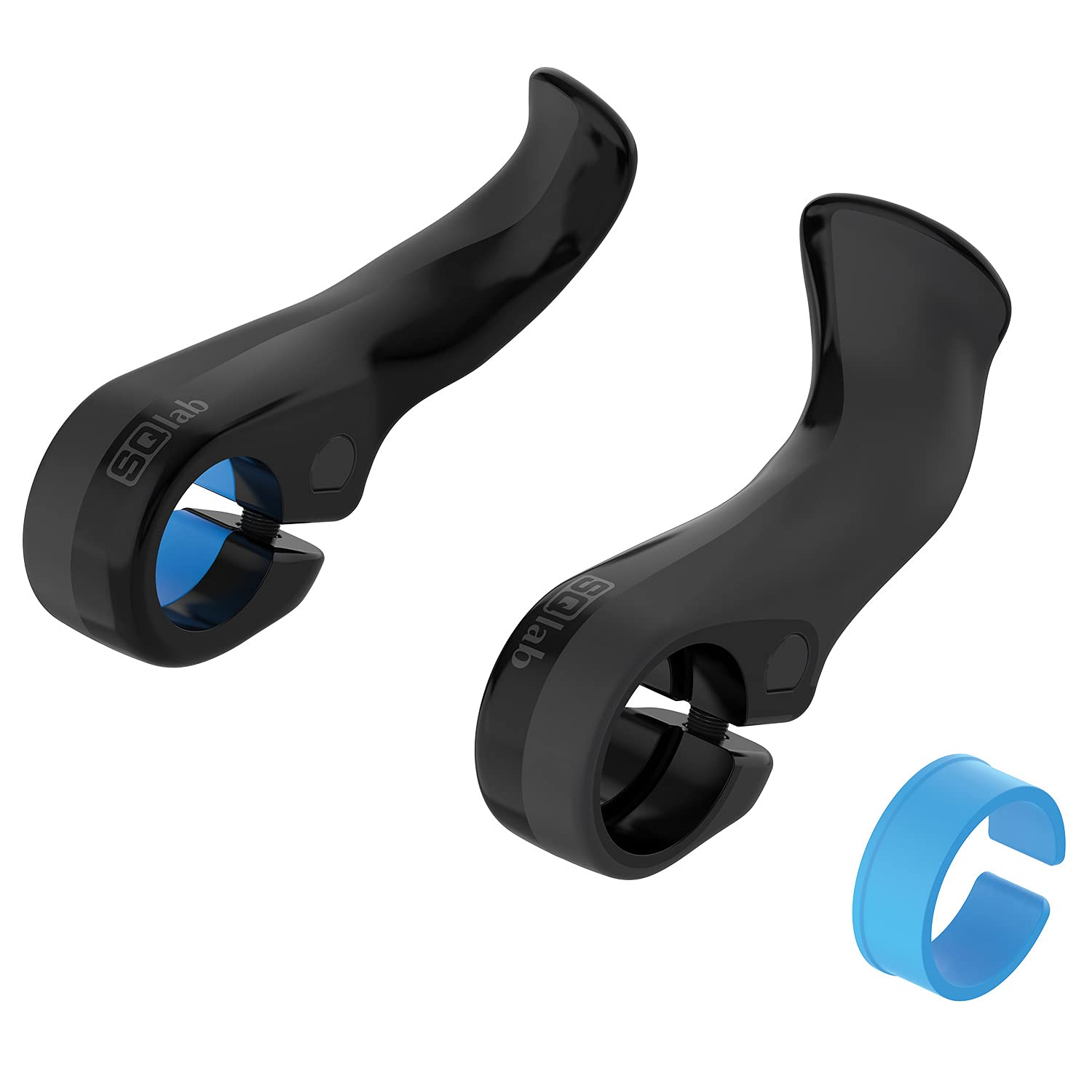 

SQlab Inner Bar Ends 411 Bicycle Handlebar Ends Reduces Easy to Ergonomic Design for Mountain and City Cycling 2.0 - - Fatigue, Grip, Bikes, Trails, чёрный