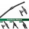 For Renault Espace IV 2002-2014 2003 2004 2005 Wiper Front & Rear Wiper Blades Windshield Windscreen Window Brushes 30"+26"+14