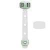 Dual Button Child Safety Lock Plastic Locker Buckle Toilet Lock  Home Security Protection