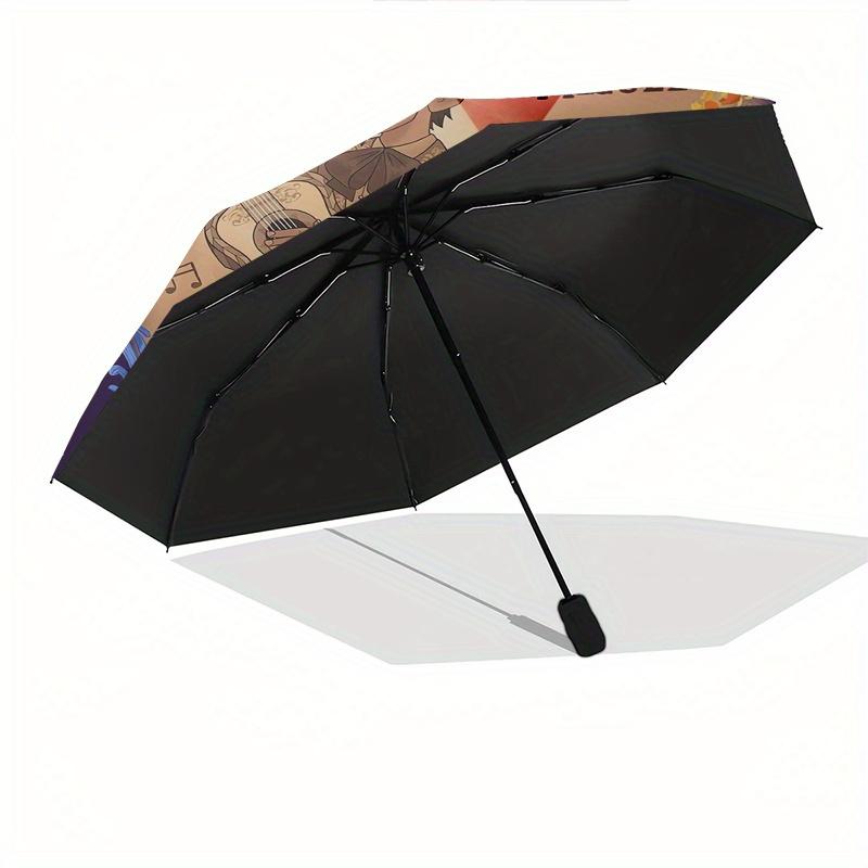 Coco Héctor and Miguel Automatic Opening and Closing Folding - A Good Choice for Gifts, Fashionable and Convenient Umbrella With Cute Cartoo