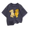 Potdemiel Summer Lion King Simba Boys T-Shirt White Children's Clothing Top