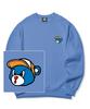 TRIPSHION Blue Bear Logo Crewneck - Blue