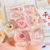 Creative Cartoon Ice Cube Maltose Slow Rebound Squishy Sticky Squeeze Toy For Adult Office Daily Outdoor Stress Relief Accessory