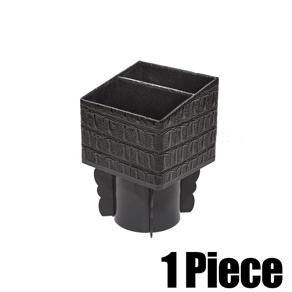 1pc Car Armrest Console Cup Holder ert Organizer Seat Center Control Hidden Square Storage Box Container Auto Accessories