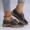 Spring And Autumn New Women'S Casual Lace Up Shoes Are Comfortable, Breathable, Lightweight And Wear-Resistant Sports Shoes