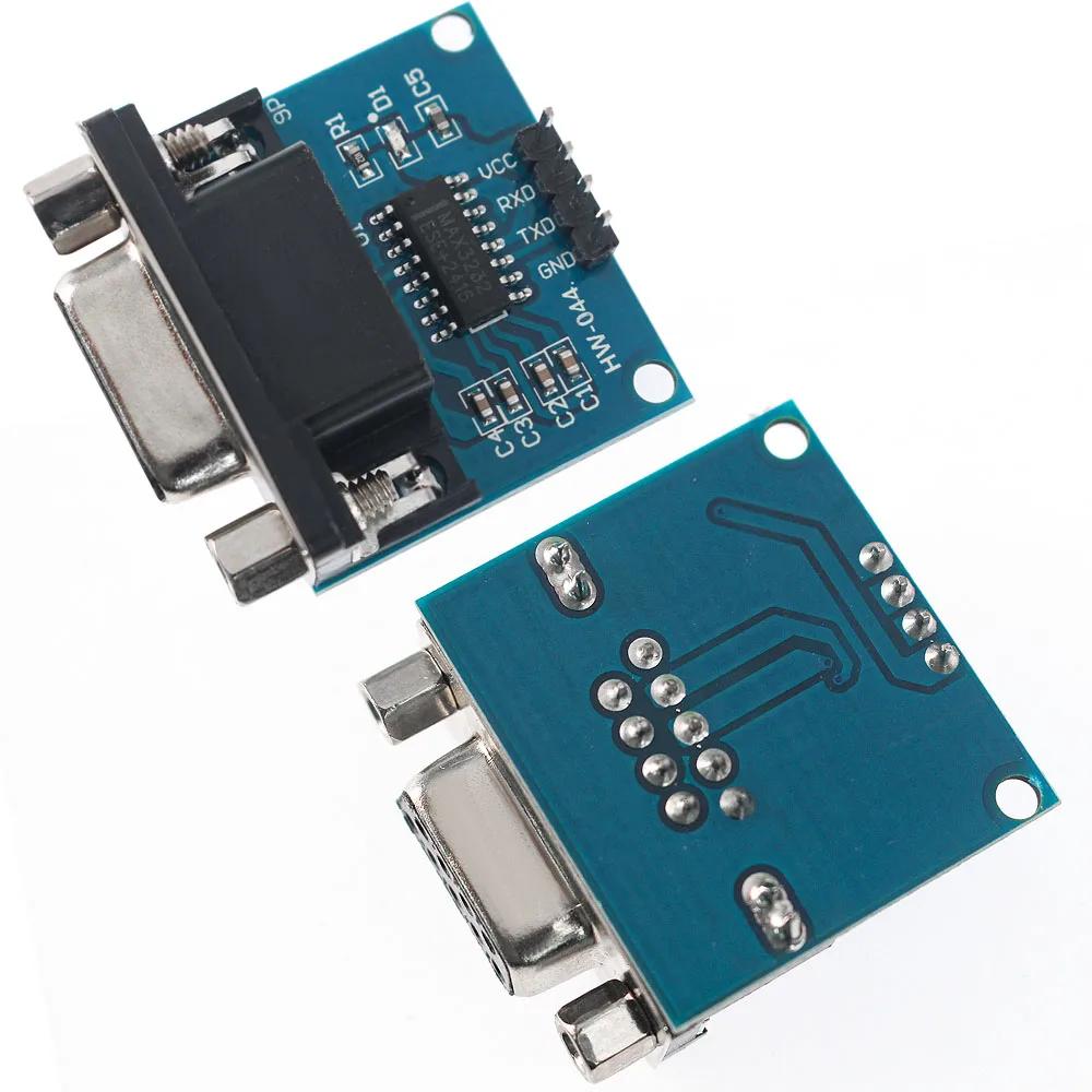 MAX3232 RS232 To TTL Serial Port Converter Module DB9 Female Serial Port To TTL Module with MAX232 Chip for DIY
