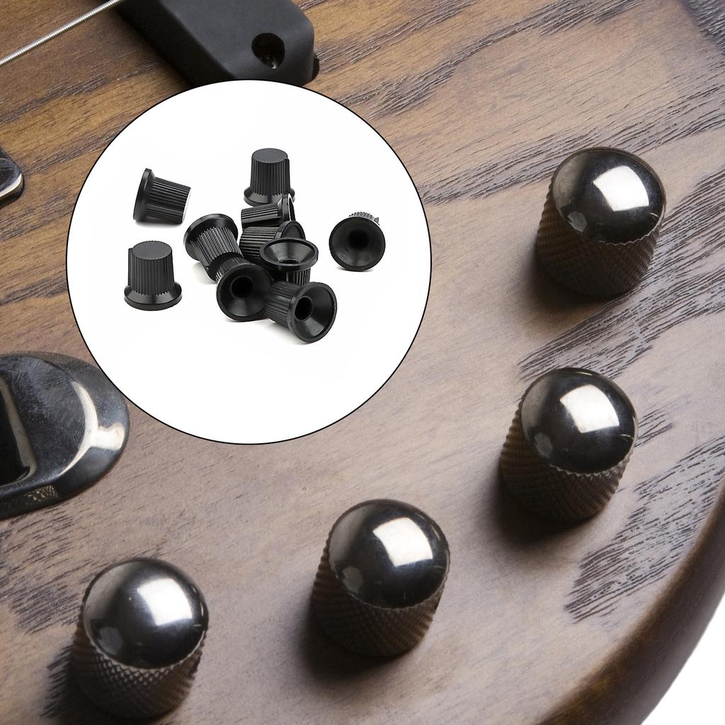 10Pcs Guitar Volumes Control Knob Potentiometer Knobs 6mm Shaft Hole Amplifier Knob for Speaker Effect Pedal Amplifier
