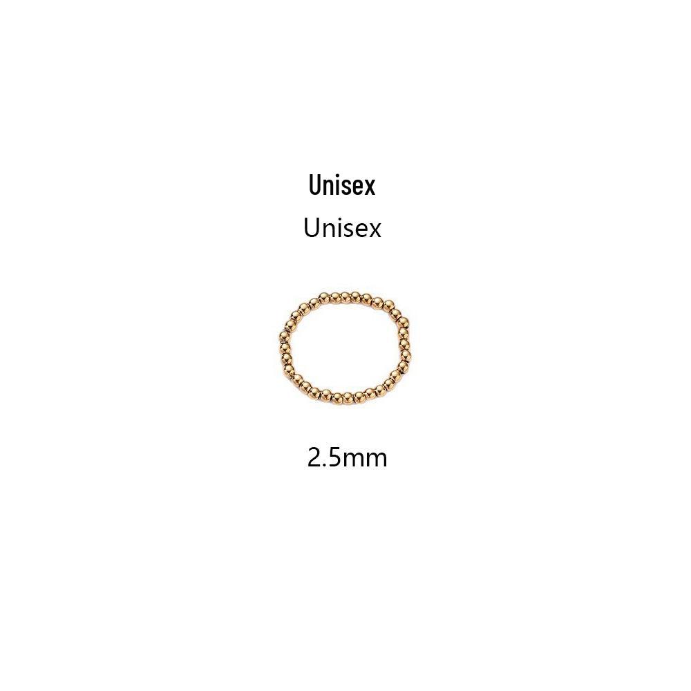European & American Fashion Titanium Steel Elastic Ring, Vacuum Plated, Anti-oxidation, Non-fading.
