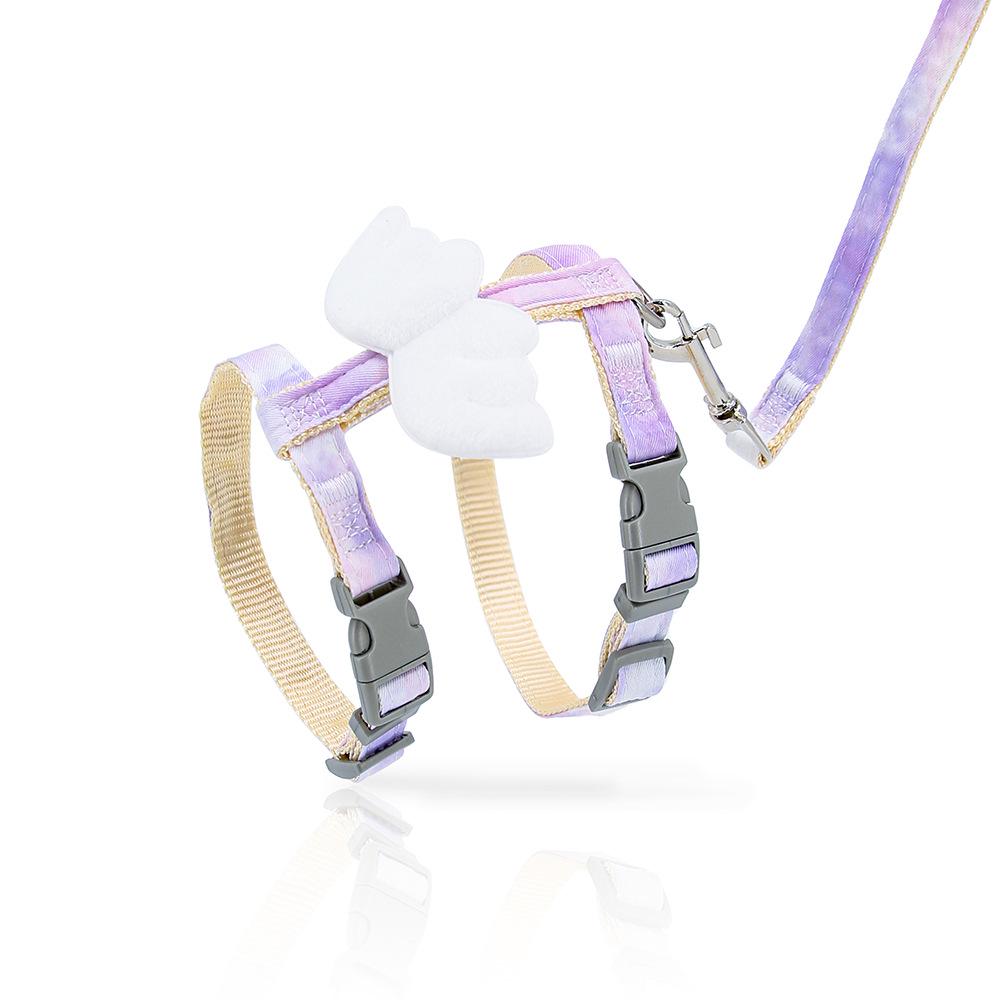 

Gradient I-Shaped Anti-Escape Cat Rope Leash with Wings Small