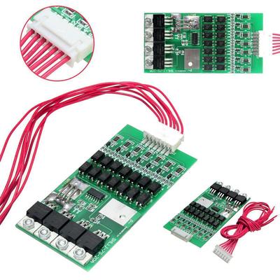7S Cell 24V 20A 18650 Li-ion Lithium Battery BMS Protection Board With Balancing
