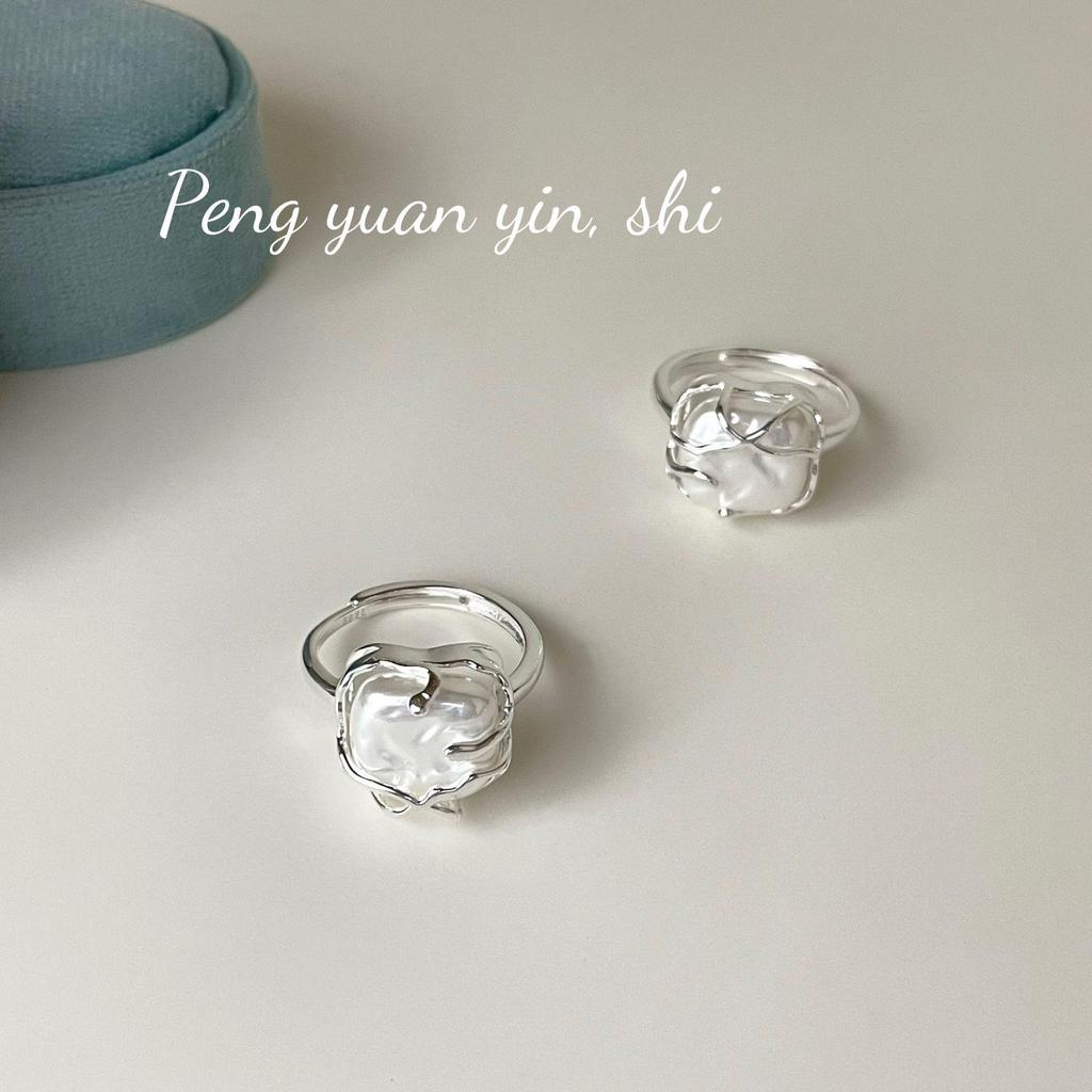 Suchuang S925 Sterling Silber Barockperlen-Baumzweigring – Luxuriöser Designer-Zeigefingerschmuck für Damen