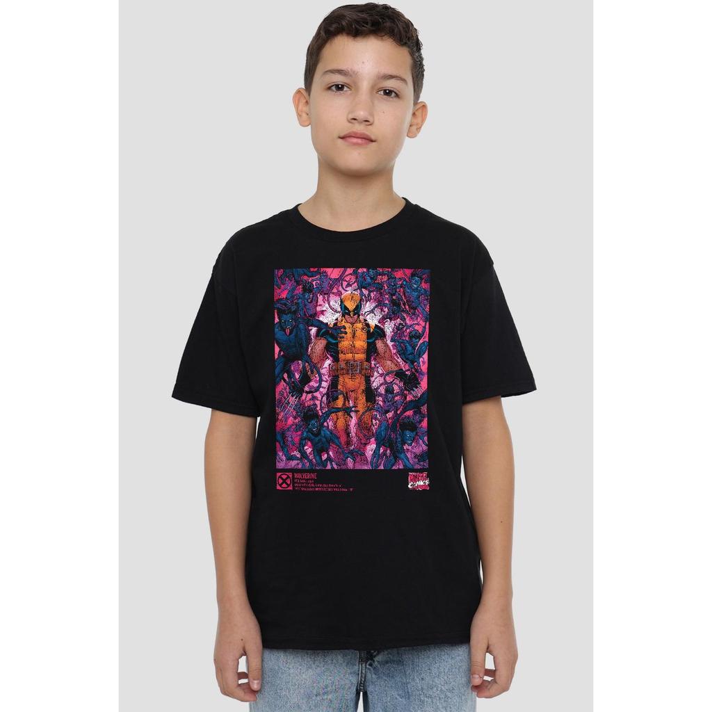 X-Men Childrens/Kids Wolverine Nightcrawler T-Shirt