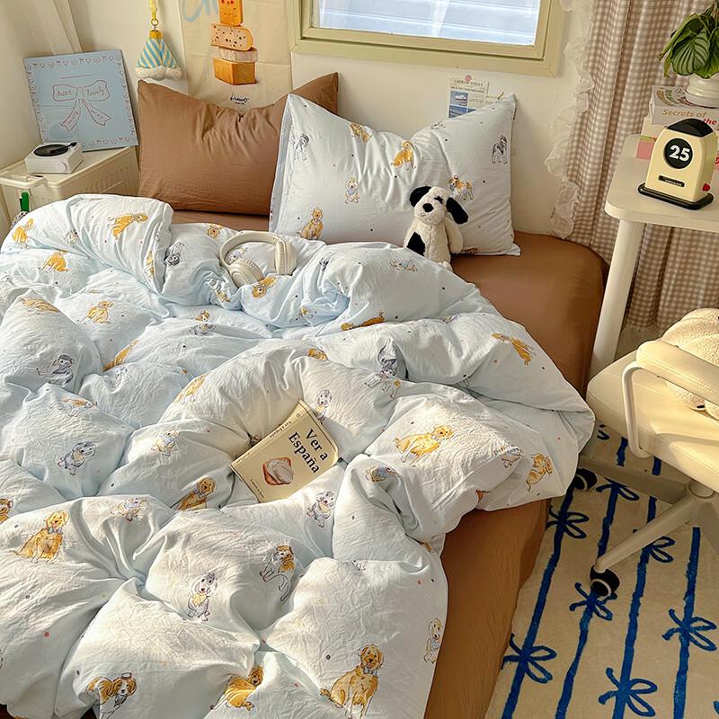 Cute Cartoon Heart Bow Bedding Set