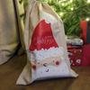 Personalized Christmas Sack Santa Sack Kids Toy Bag Child's Christmas Stocking for Holiday Presents Christmas Tree Decoration