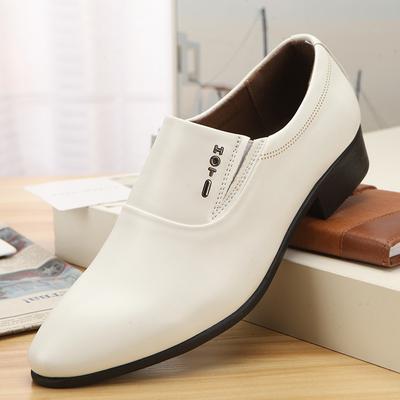 2022 New Men's Shoes Business Dress Shoes Men's British Style Youth Breathable Pointed Leather Shoes