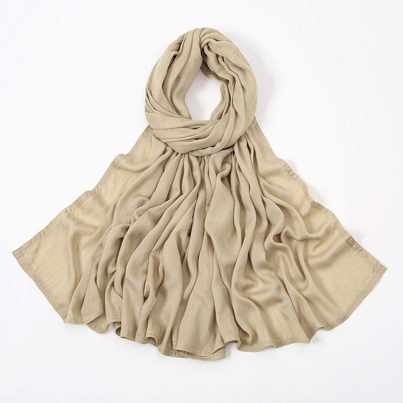 New Premium Thick Modal Hijab Scarf For Women Plain Shawls Femme Musulman Cotton Modal Headscarf Islam Turban Headband 172*85cm
