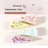 Süßes kuchenförmiges Squishy Fidget Toy Weich Langsam aufsteigend Pastell-Macaron-Farben Zur Stressbewältigung Zuhause Büro Kinder Spiel