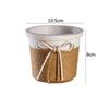 19.5cm Paper Rope Braided Fresh Flower Pot Decorative Basket Woven Flower Pot Cover Waterproof Simulated Succulent Flower Basket